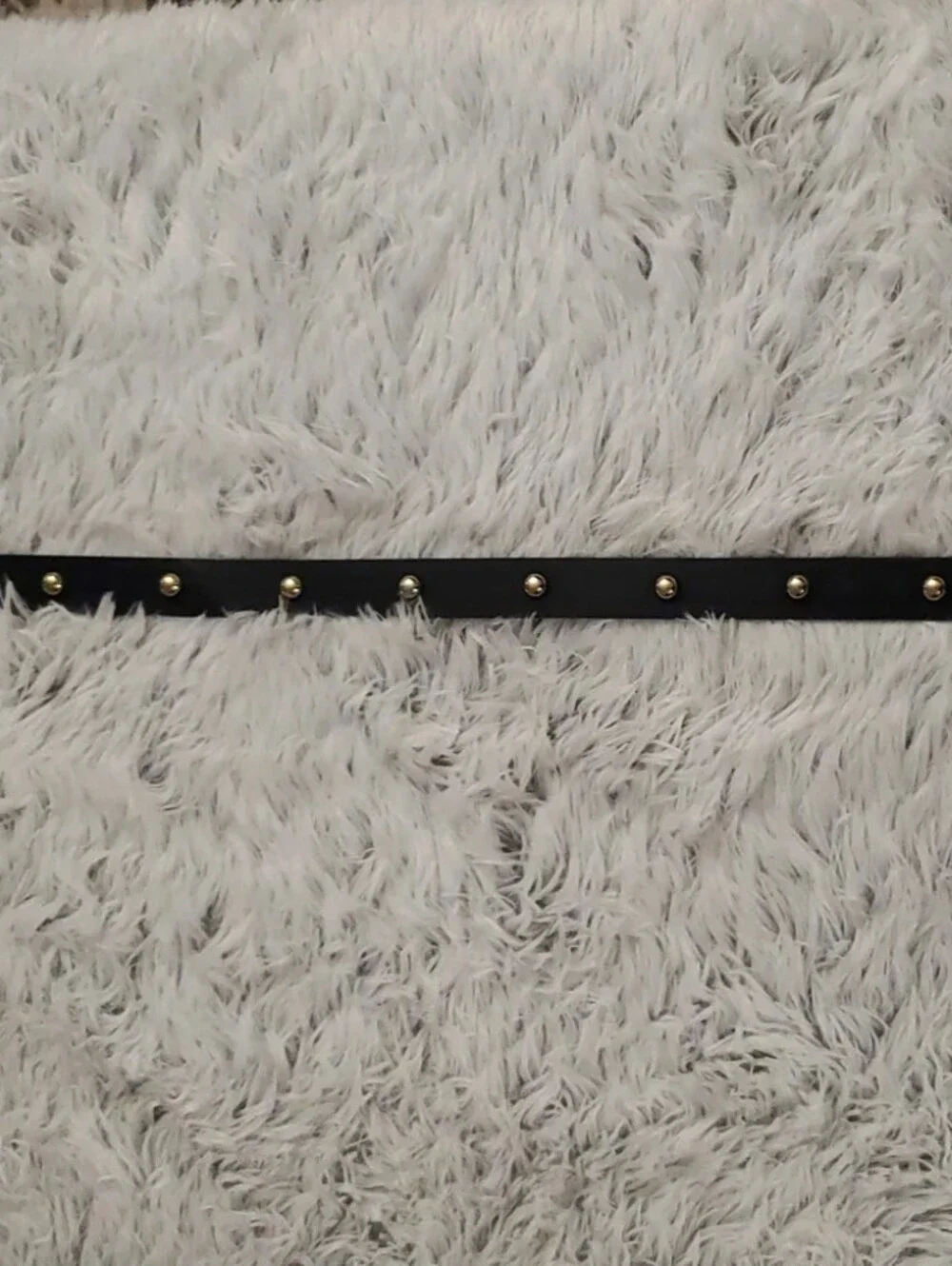 **Black Belt With Gold Studs**
